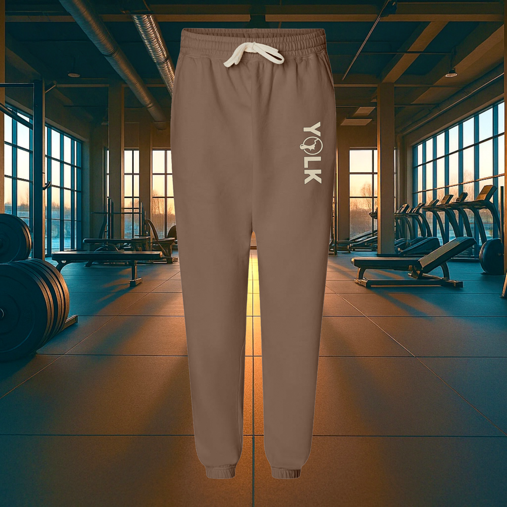 YOLK Relaxed Fit Fleece Sweatpants